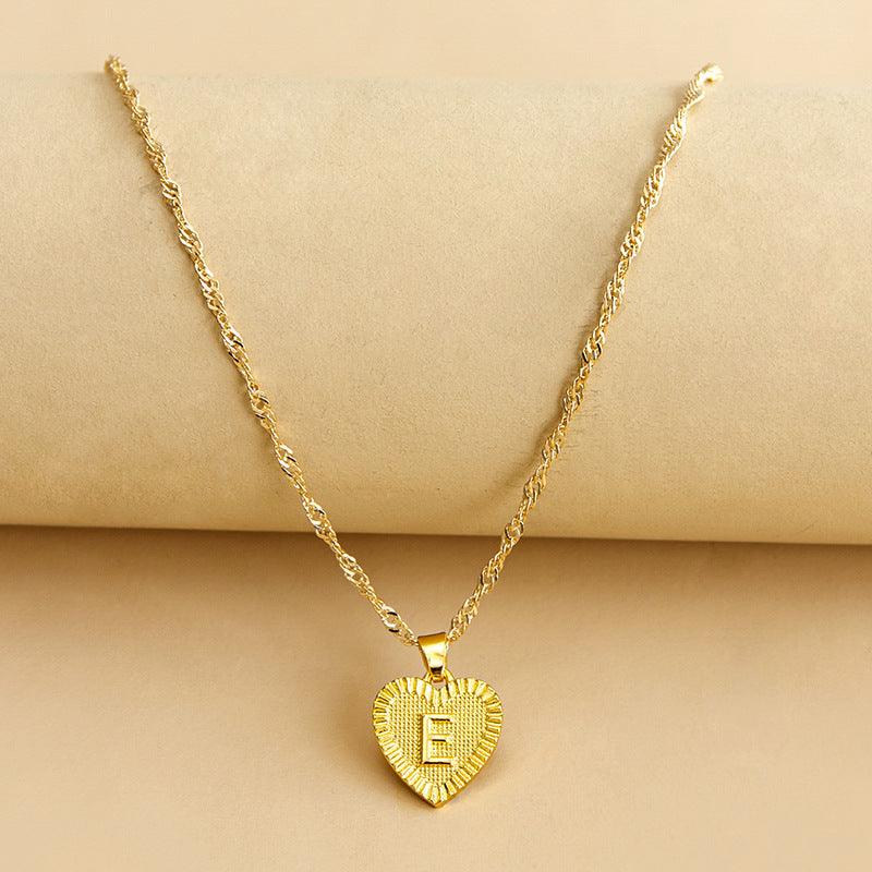 Isabelle - Initiaal Hart Hanger Ketting