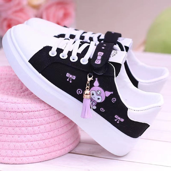 Luna Canvas Sneakers - Kawaii Stijl voor Alle Seizoenen