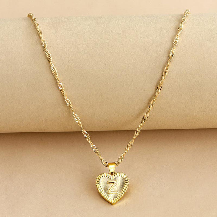 Isabelle - Initiaal Hart Hanger Ketting