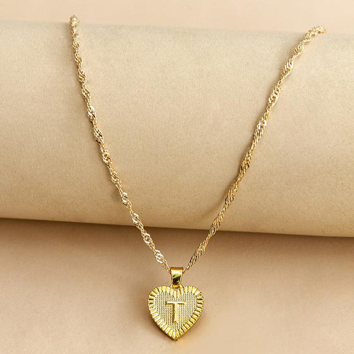 Isabelle - Initiaal Hart Hanger Ketting